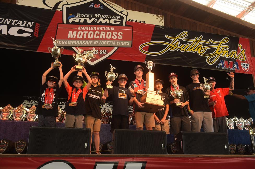 Ryder Darrigo, Seth Dennis, Ryder DiFrancesco, Haiden Deegan, Derek Drake, Enzo Temmerman, Dustin Renteria, Carson Mumford, Terry Bostard each earned National Championships leading to California's State Championship.