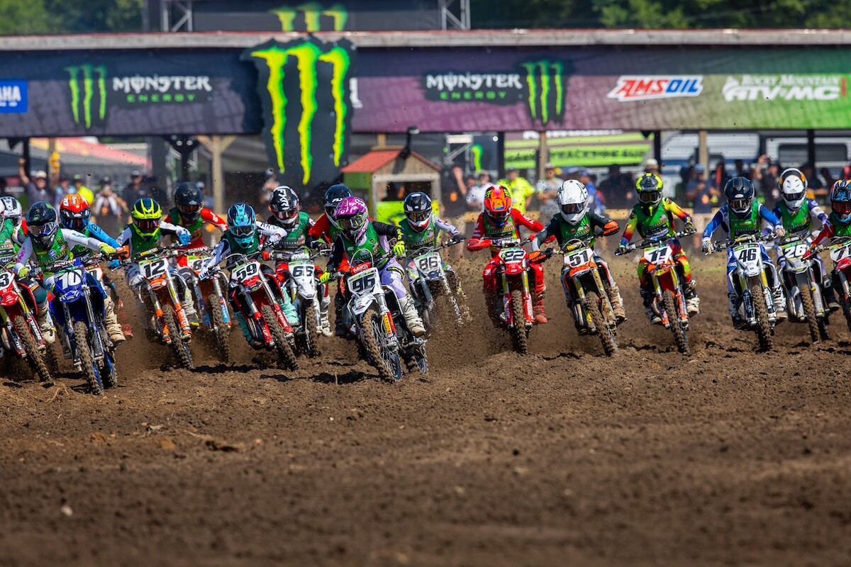 Racing at the 44th Monster Energy AMA Amateur National Motocross Championship kicked off on Tuesday from Loretta Lynn Ranch.
