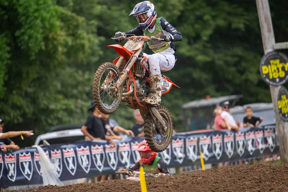 KTM rider Gauge Brown captured the final moto win for Supermini 1.