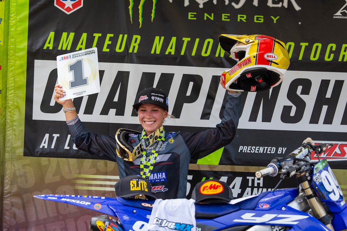 Yamaha rider La La Turner was a dominant force all the way to the Women's title.