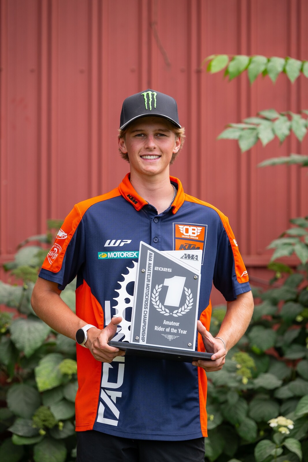 AMA Amateur Rider of the Year recipient Deacon Denno