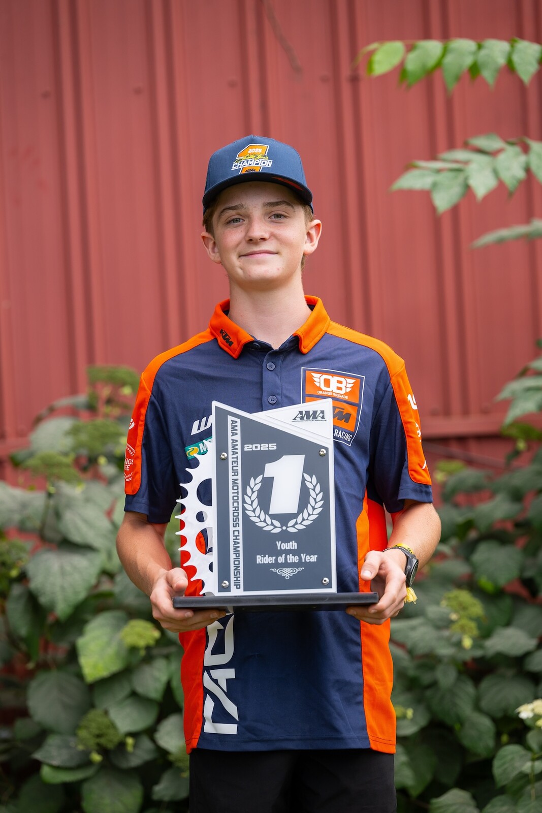 AMA Youth Rider of the Year recipient Sawyer Gieck