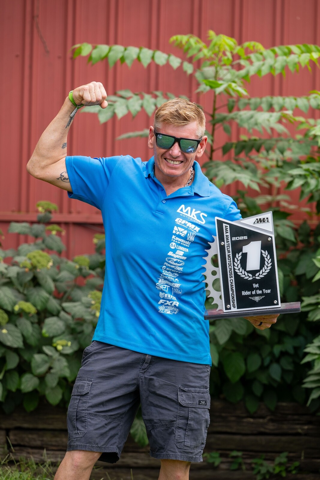 AMA Vet Rider of the Year recipient Gregory Pamart