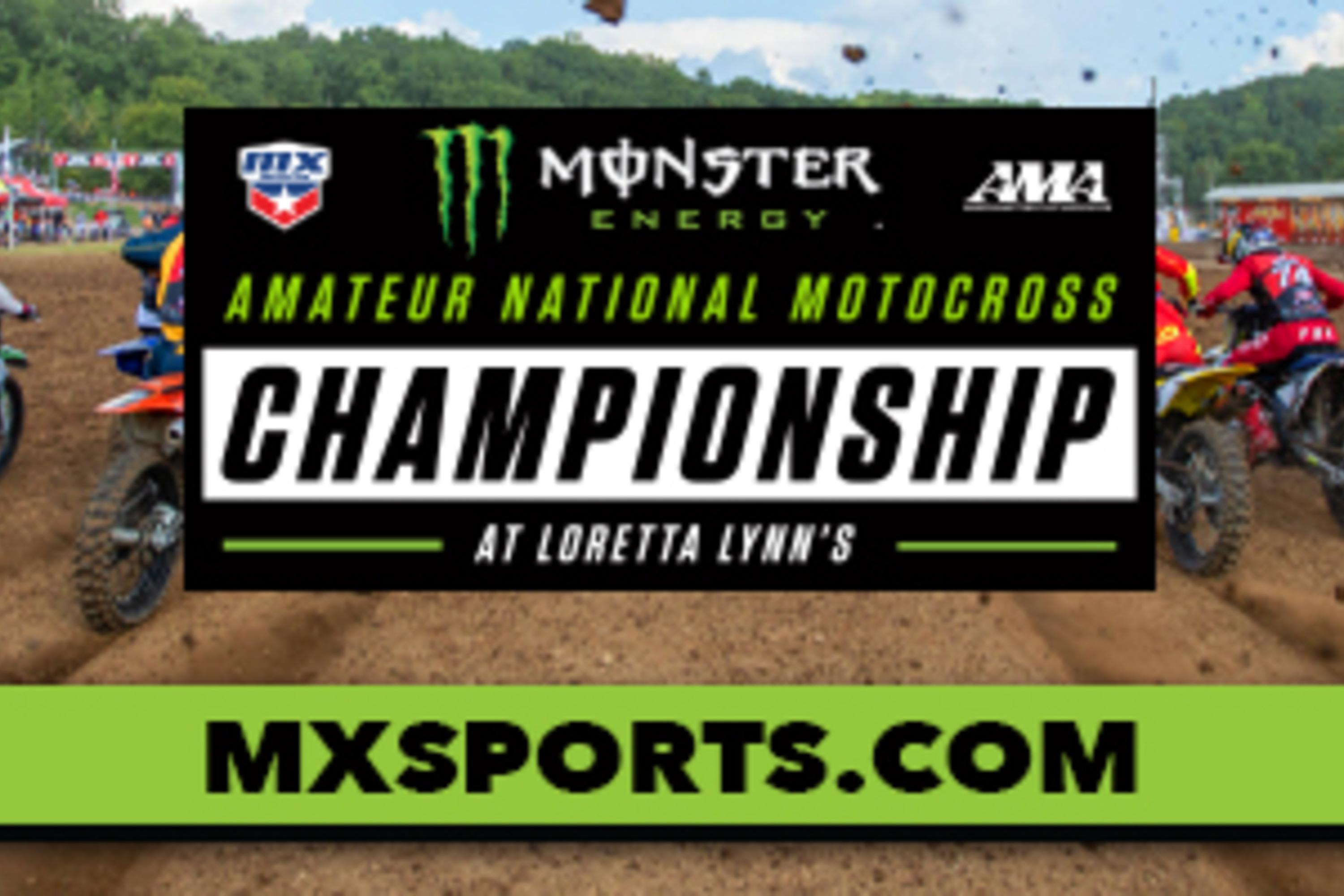 Monster Energy Named Title Sponsor of AMA Amateur National Motocross Championship at Loretta Lynns pic