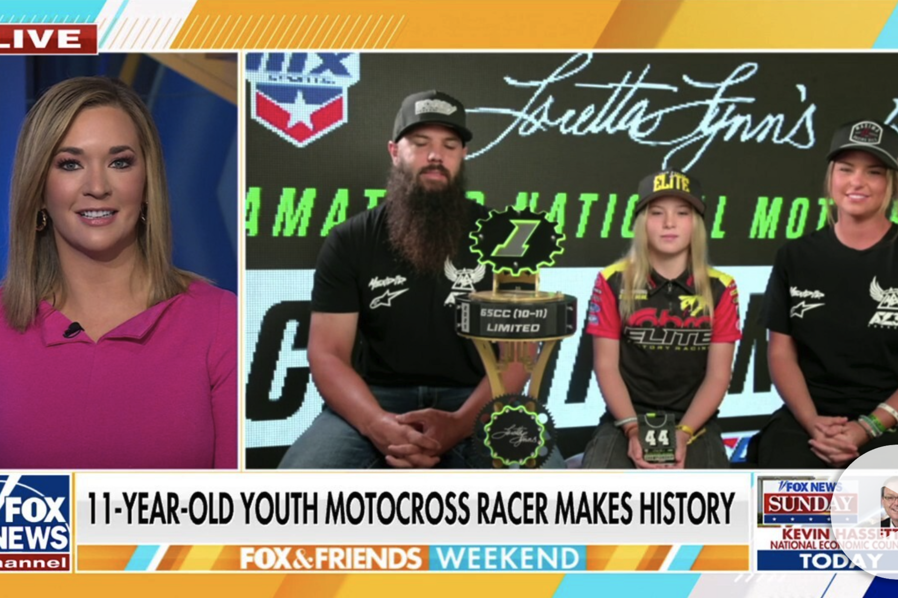 11-year-old motocross racer makes history with major win